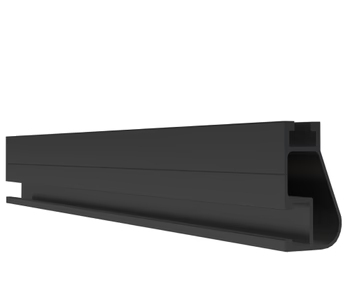 IronRidge XR10, Rail 168", Black