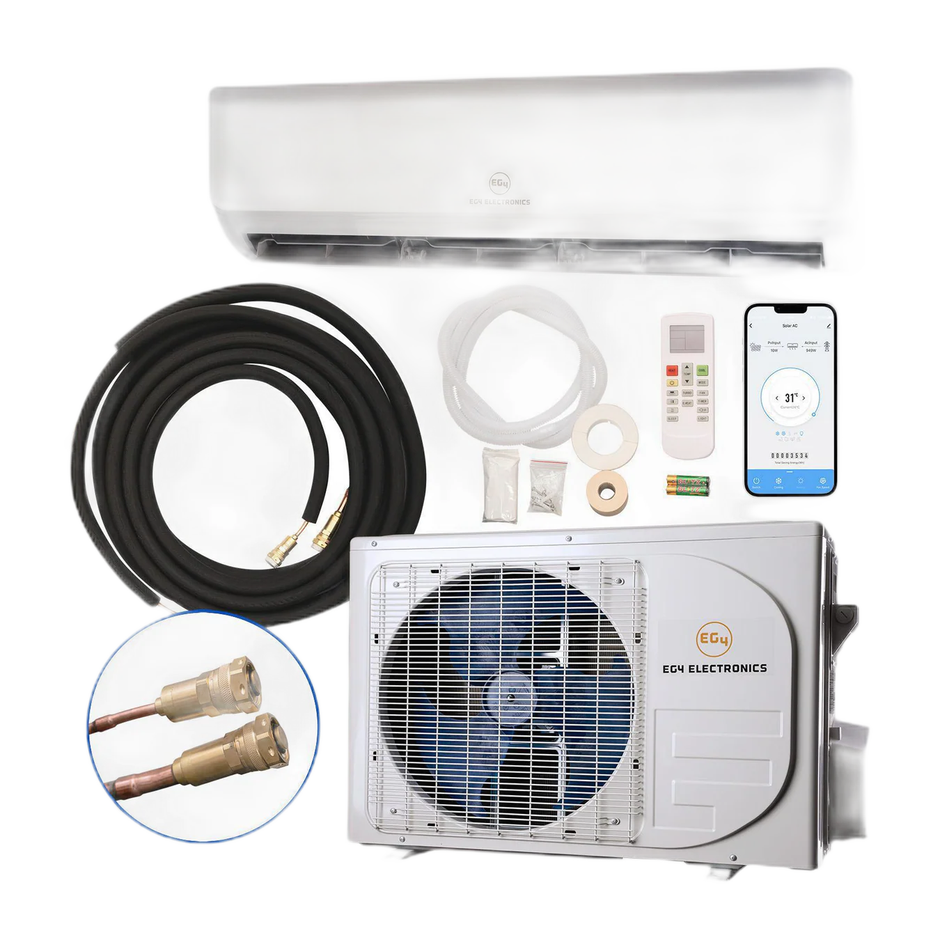 EG4 AC Mini-Split 9000 BTU | Energy Star, AHRI